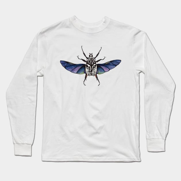 Beetle Long Sleeve T-Shirt by GnauArt